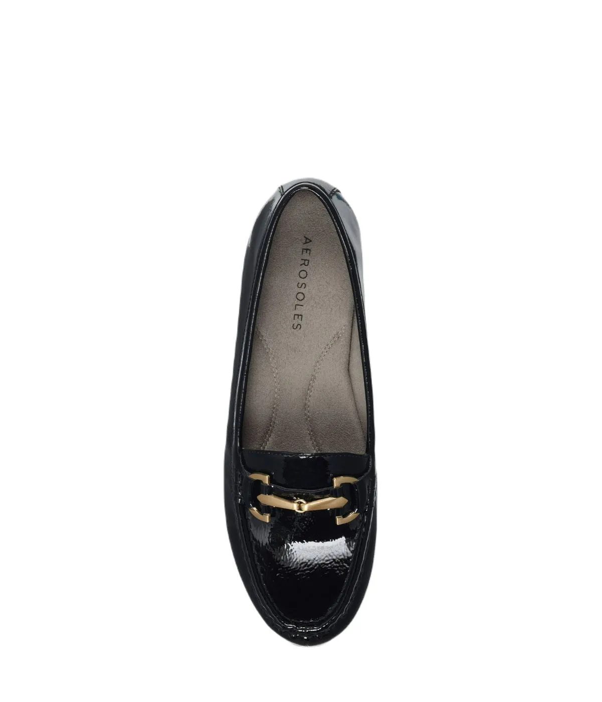 Aerosoles Day Drive Flat Black Patent