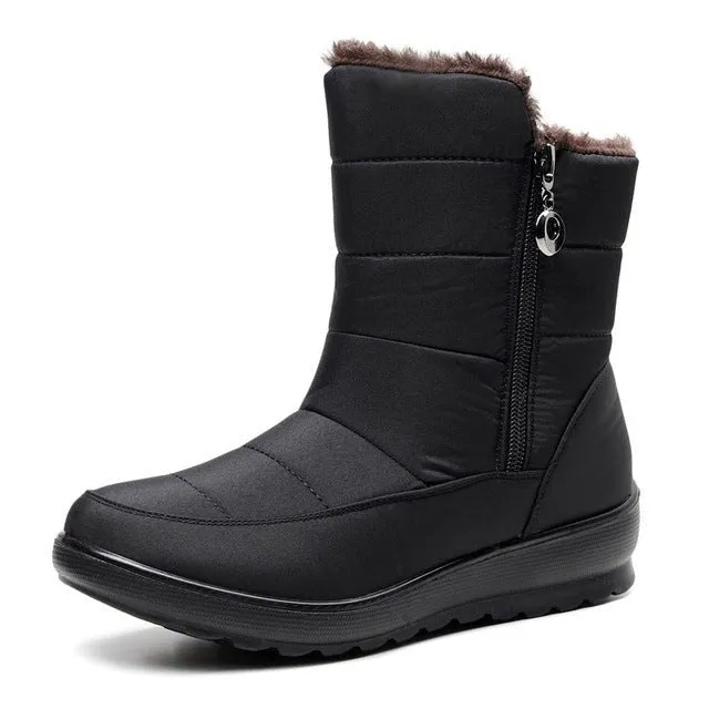 Anti-Slip Snow Boots with Fur Lined