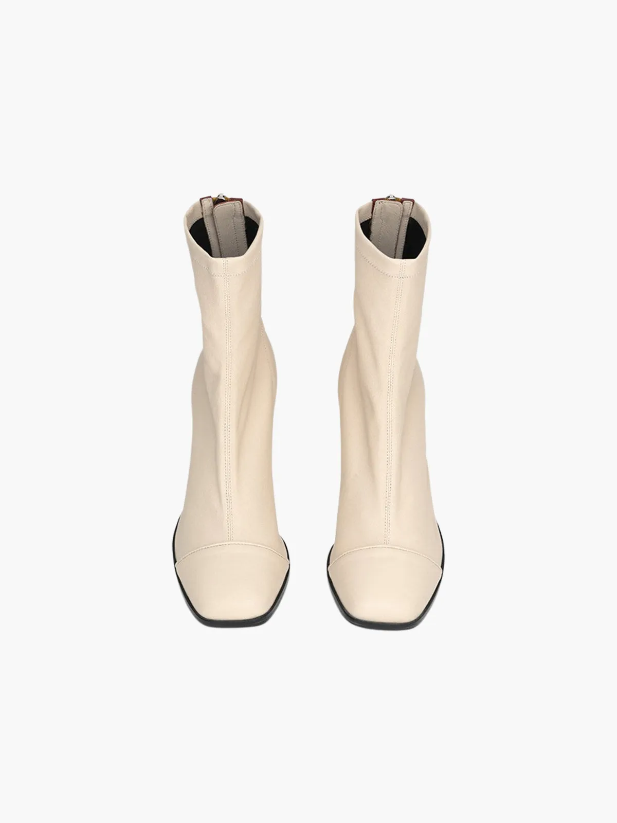 Aria Ankle Boots | White
