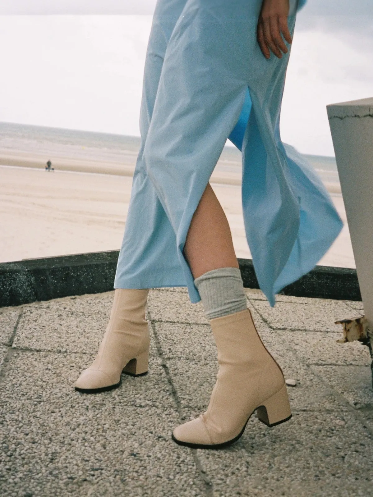 Aria Ankle Boots | White