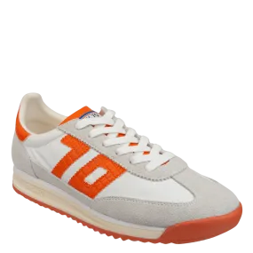 BACK 70 - BARKLEY JOGGER in WHITE ORANGE Sneakers