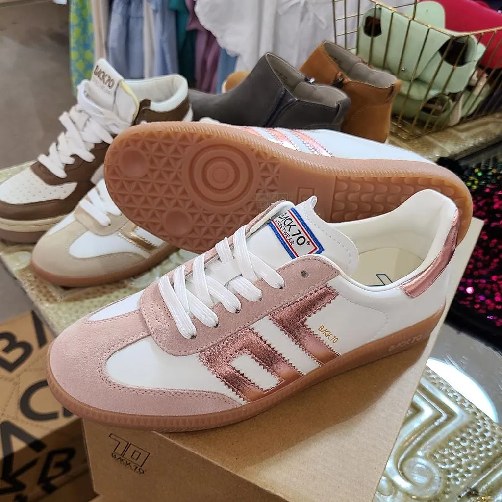 Back 70 Streetwear Cloud Sneakers in Pink