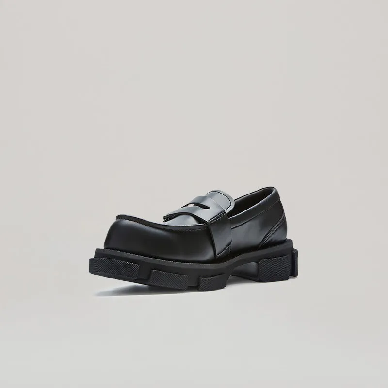 both - GAO PIERCED LOAFER-BLACK