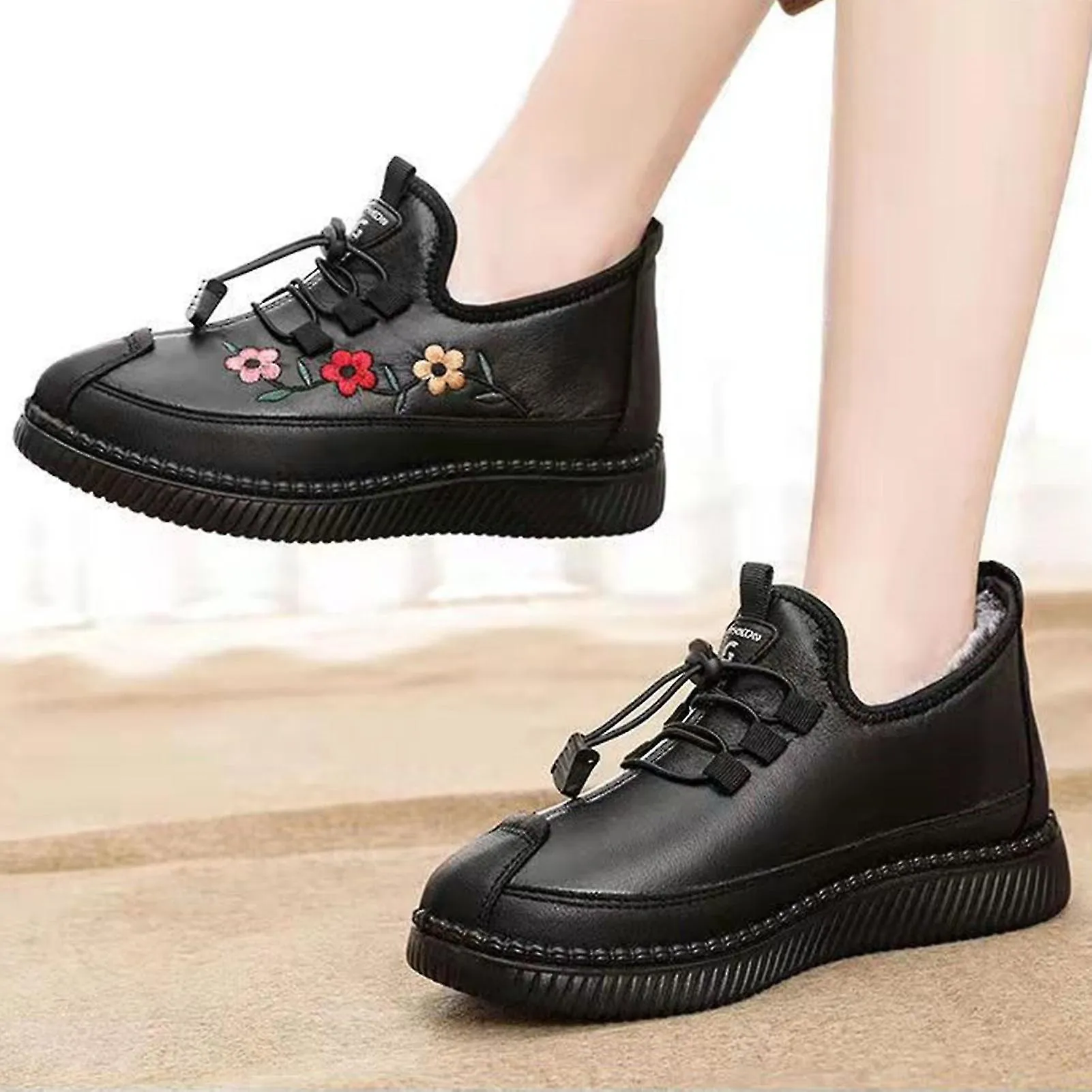 BRIELLE™ LEATHER SOFT ORTHOPEDIC WARM SNOW BOOTS