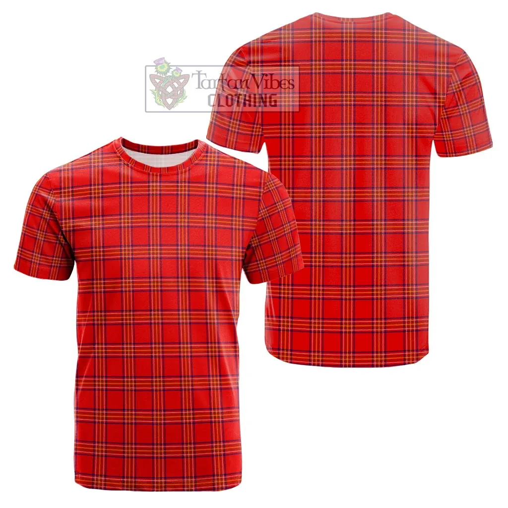 Burnett Modern Tartan Cotton T-Shirt