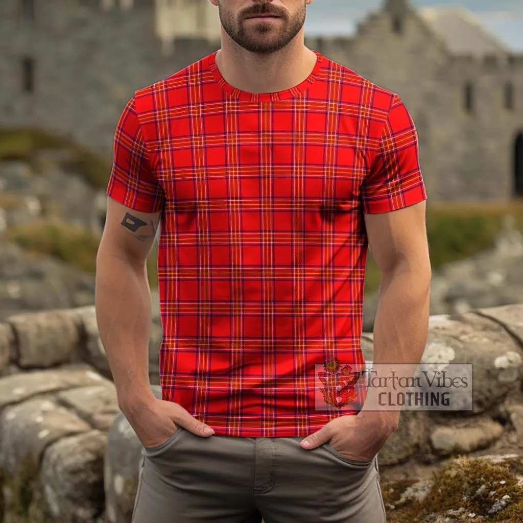 Burnett Modern Tartan Cotton T-Shirt