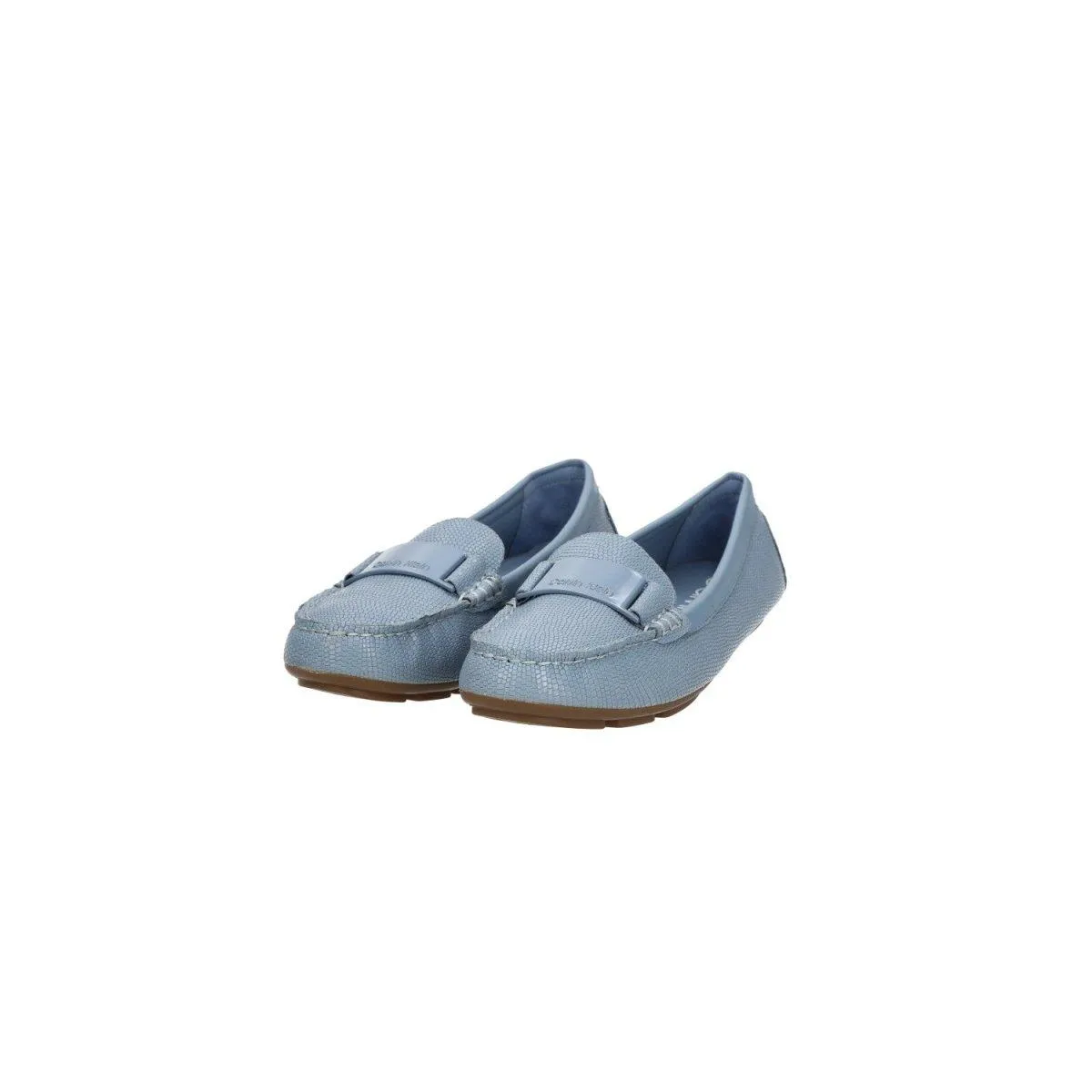 Calvin Klein Lisette Loafers Leather Blue Colour For Women
