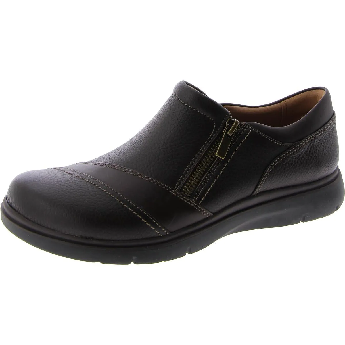Clarks Womens Certina Pure Leather Lifestyle Loafers