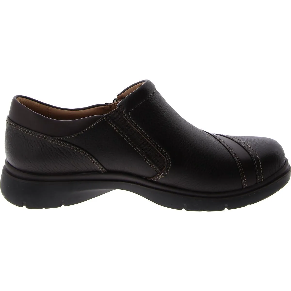 Clarks Womens Certina Pure Leather Lifestyle Loafers