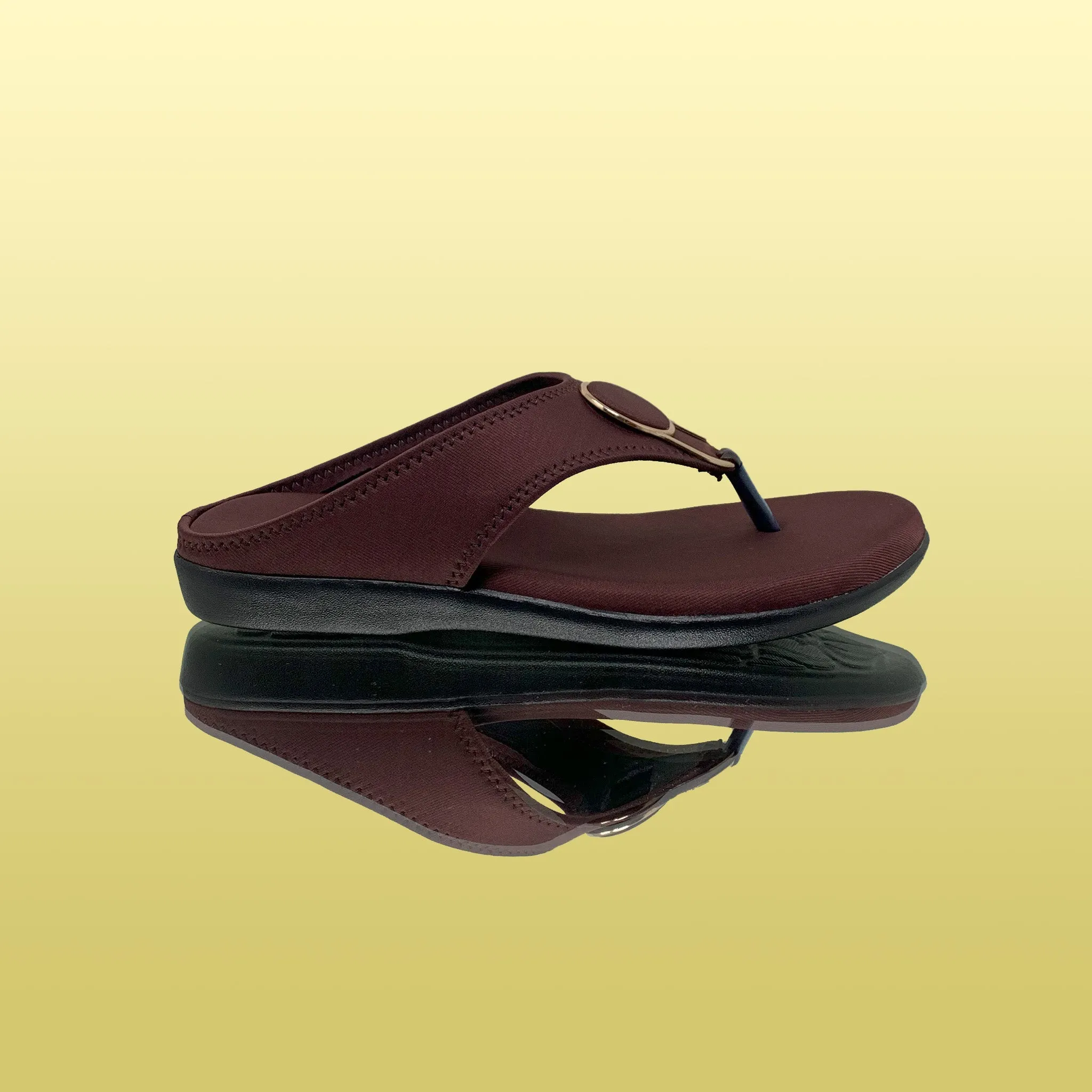 Classic Brown Slip-On Sandals