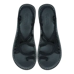 Commune - Classic Black Rope Sandals