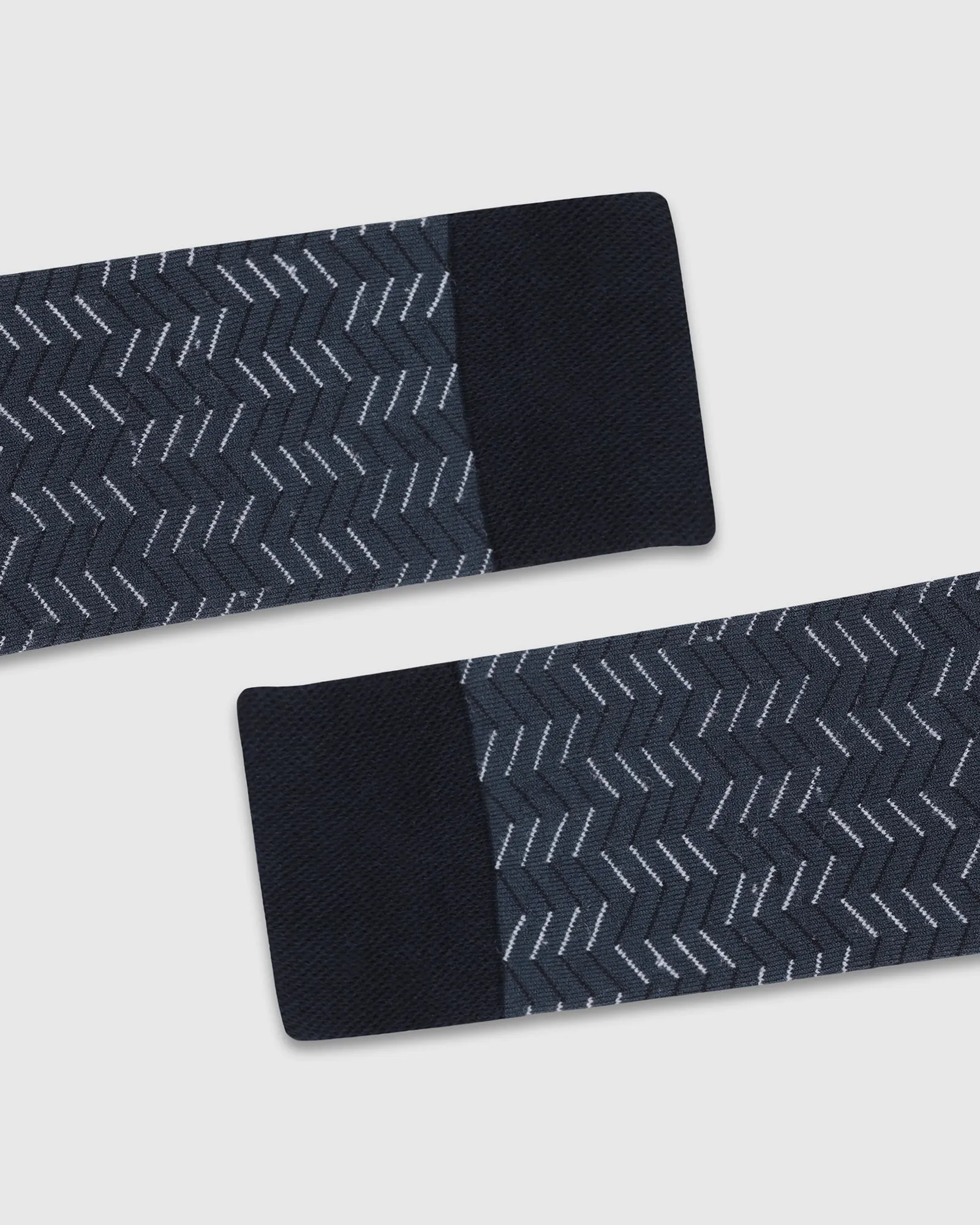 Cotton Navy Printed Socks - Varya