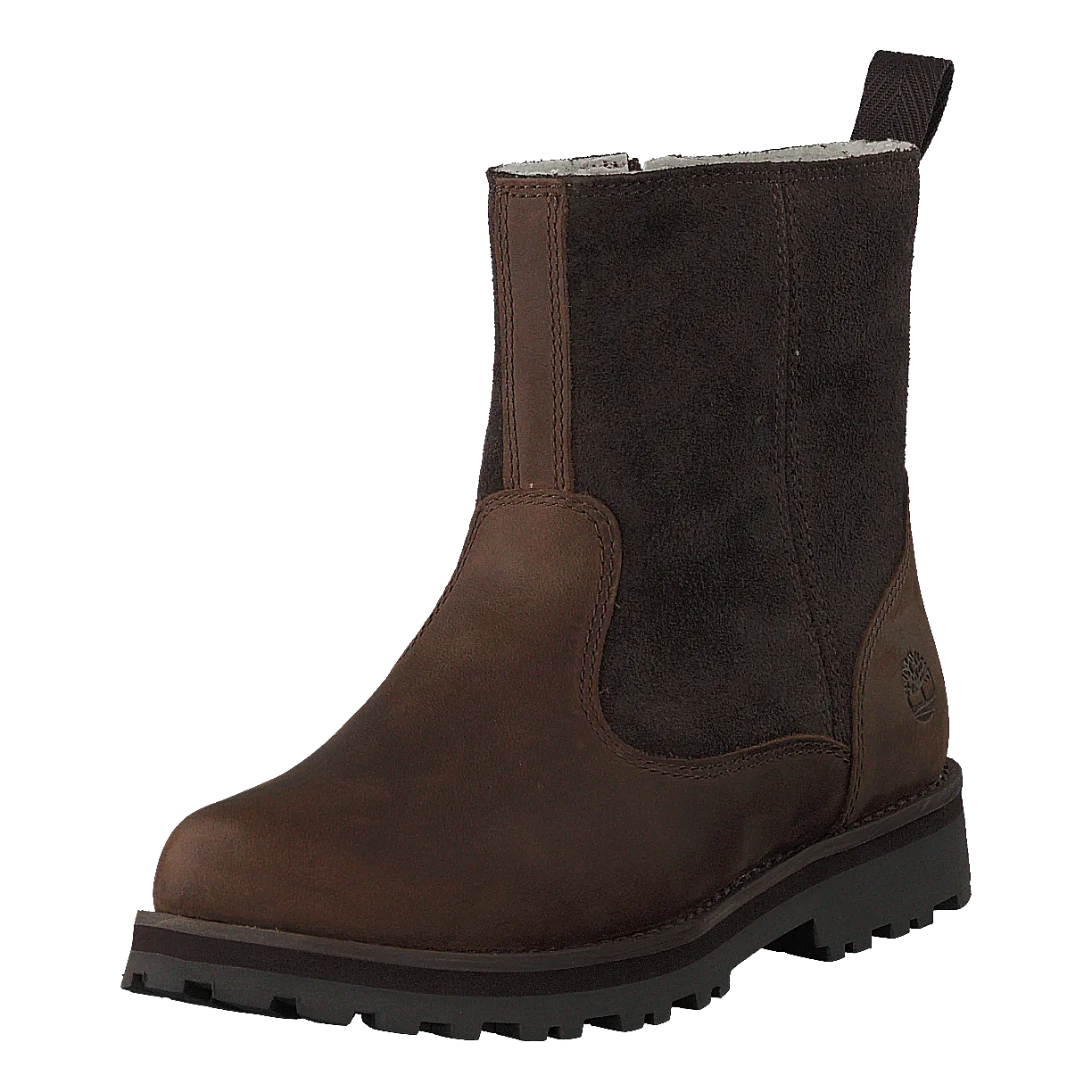 Courma Kid Warm Lined Boot Dark Brown