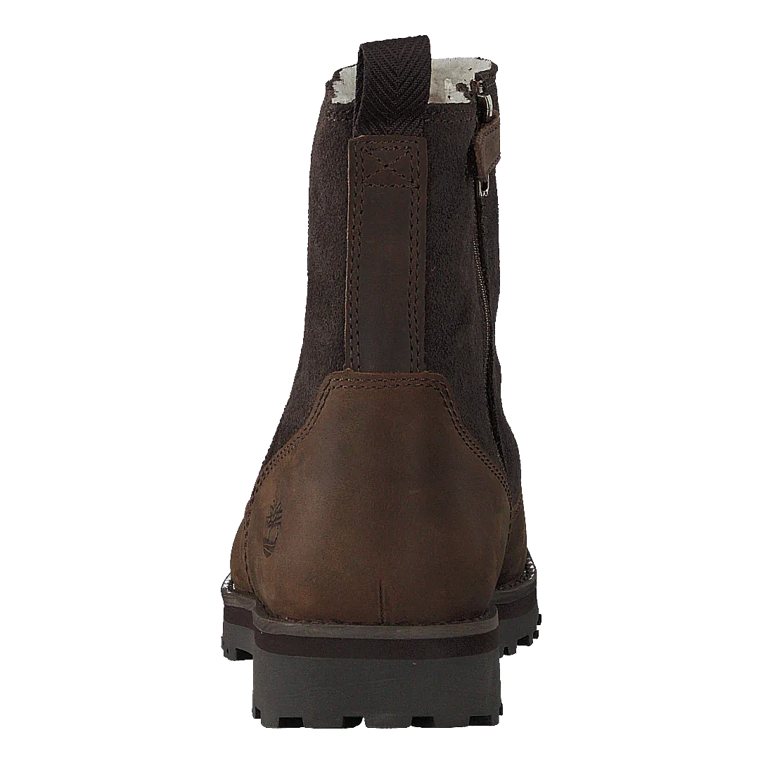 Courma Kid Warm Lined Boot Dark Brown