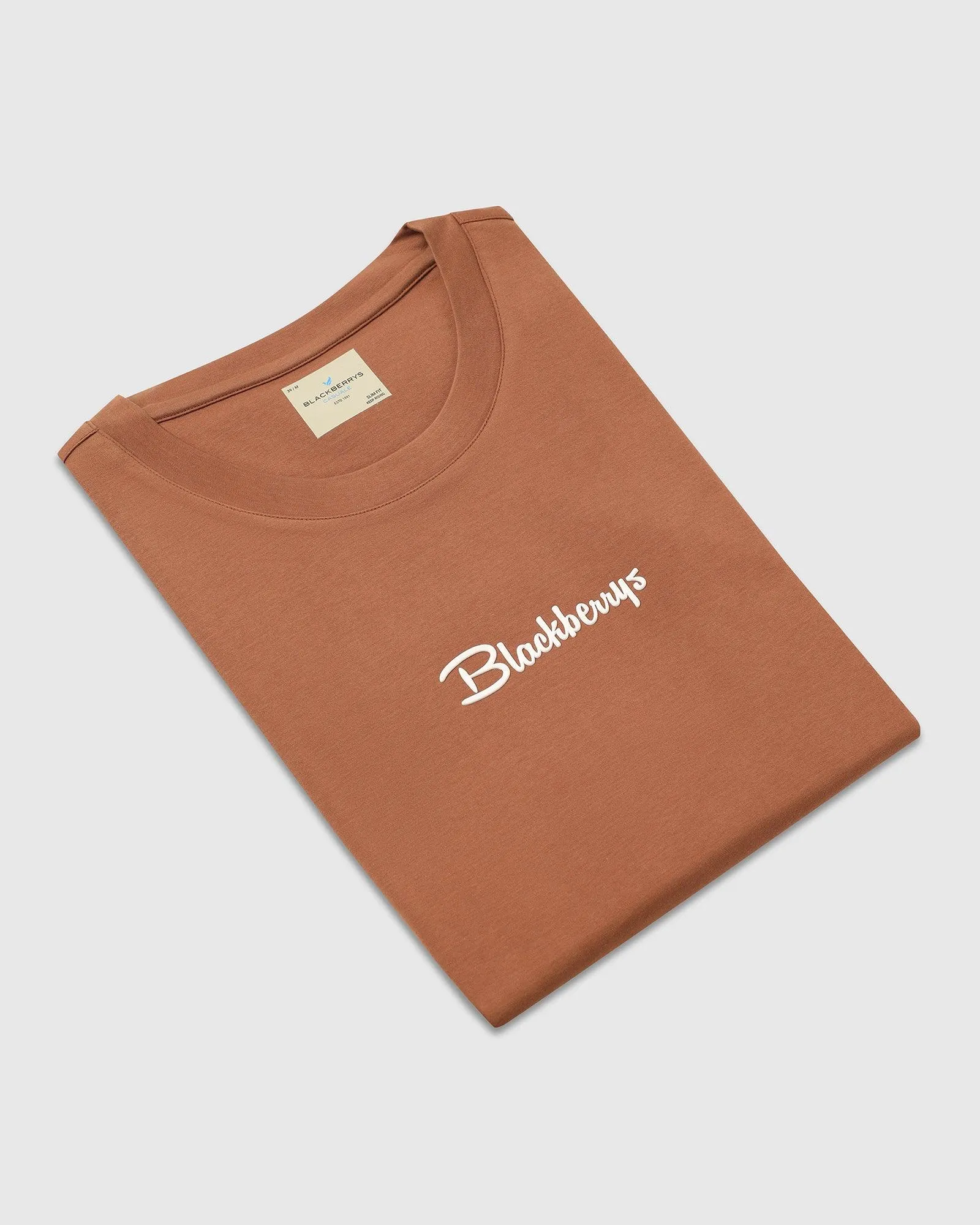 Crew Neck Khaki Printed T-Shirt - Elijah