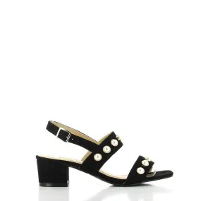 Dalessi Persia Black Pearl Slingback Sandals
