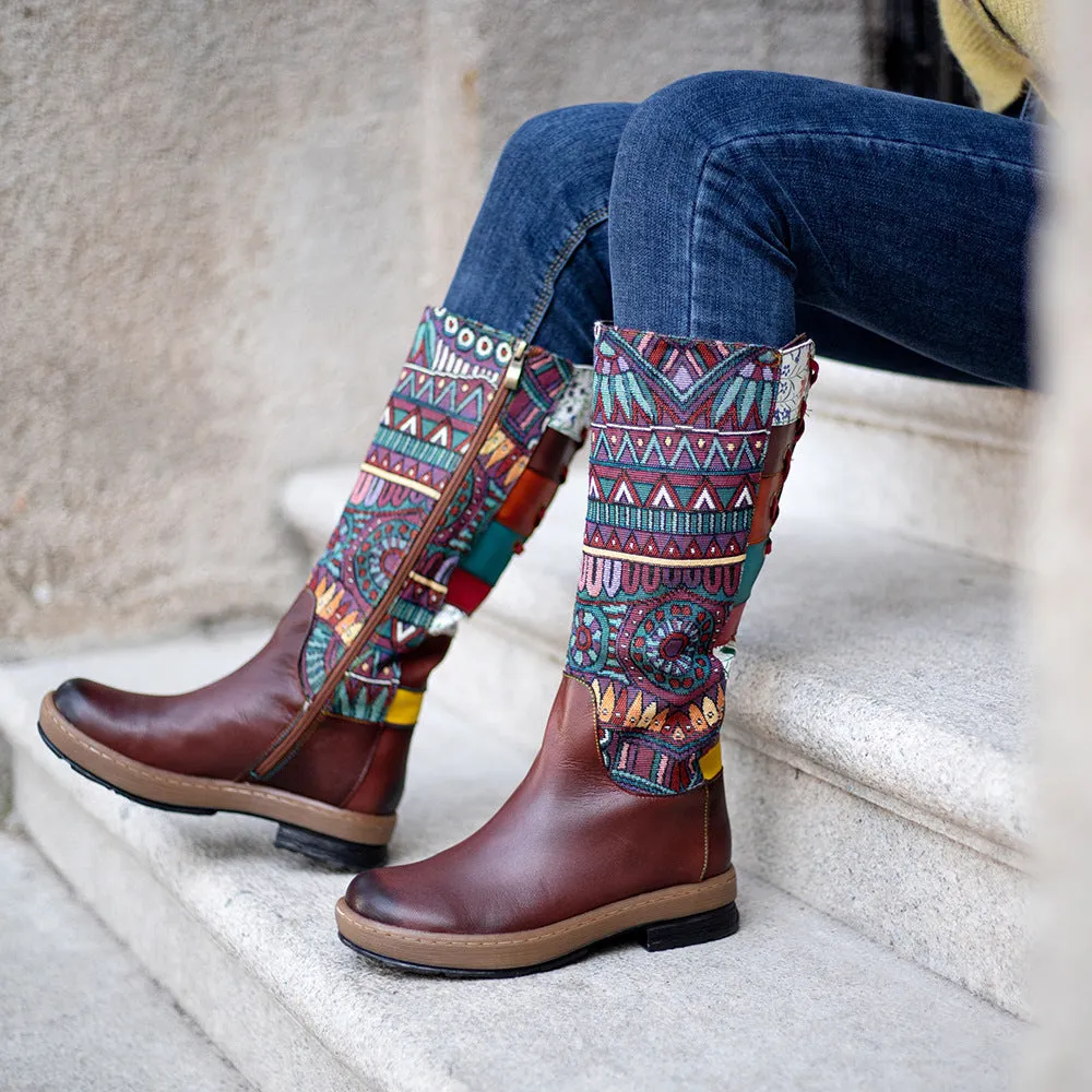 Fashion Women's Boots Bohemian Adjustable Women's Boots