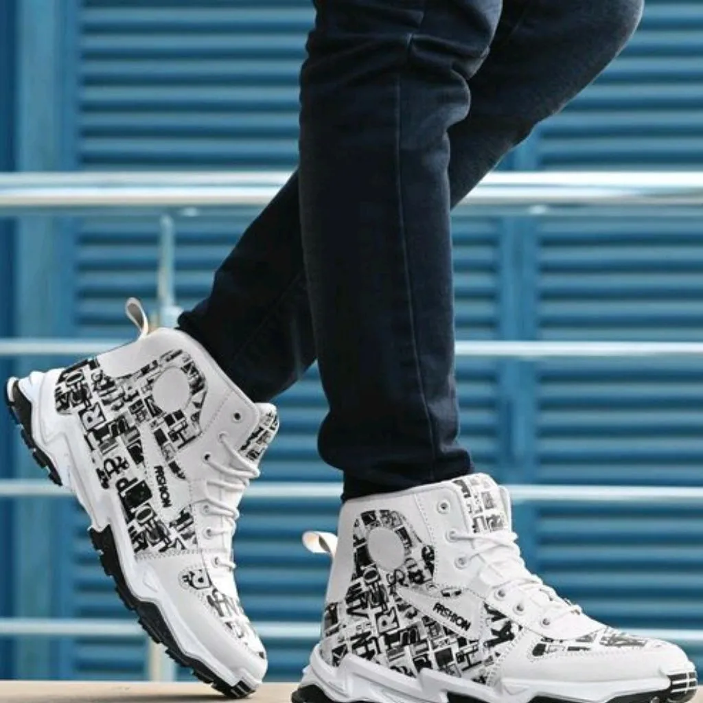 Fashionable High Ankle Running Sports Shoes For Men