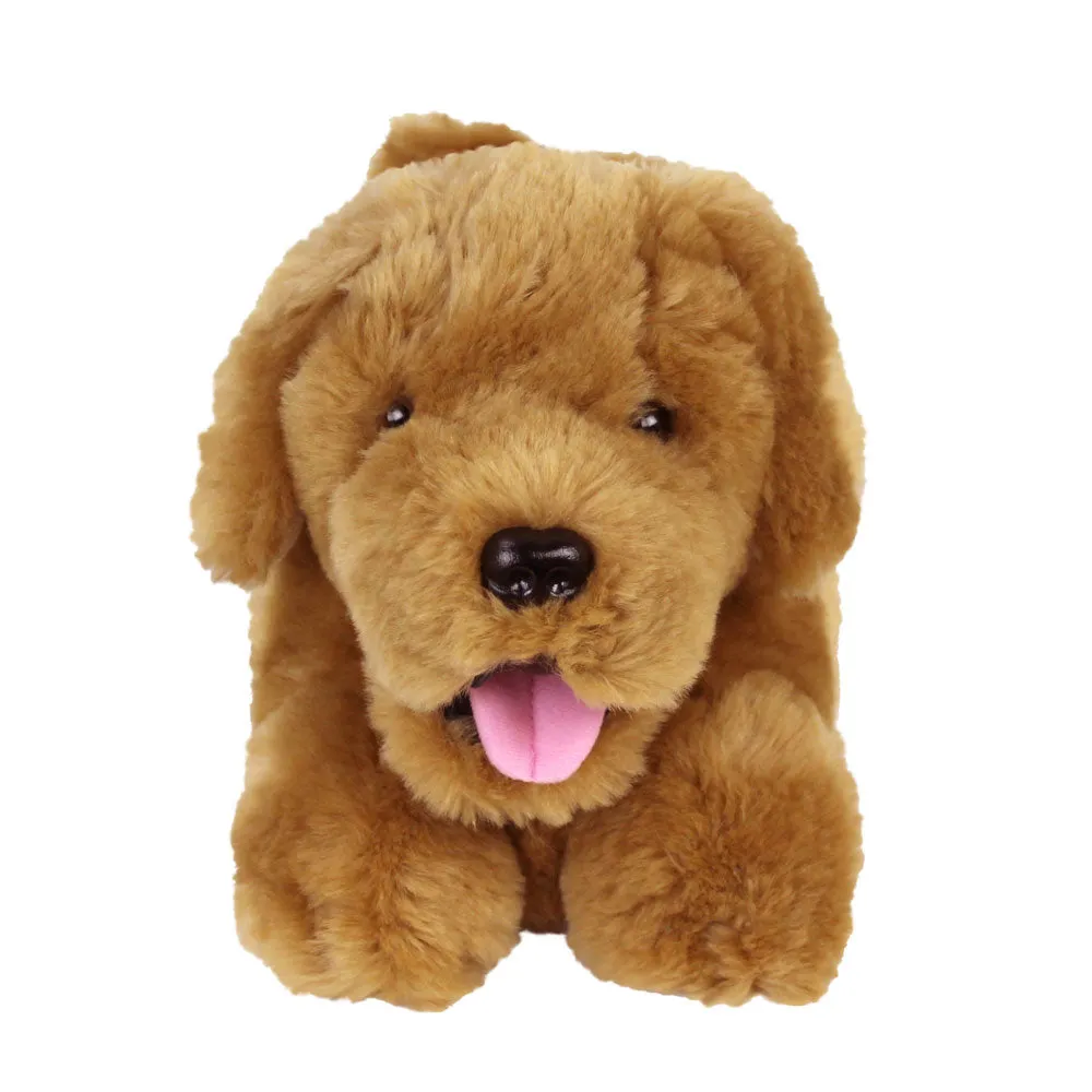 Fluffy Slippers JulesRoche Plush Comfort Golden Retriever Design