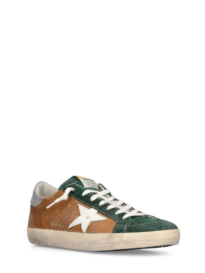 Golden Goose 20mm Super-Star Vintage Leather Sneakers