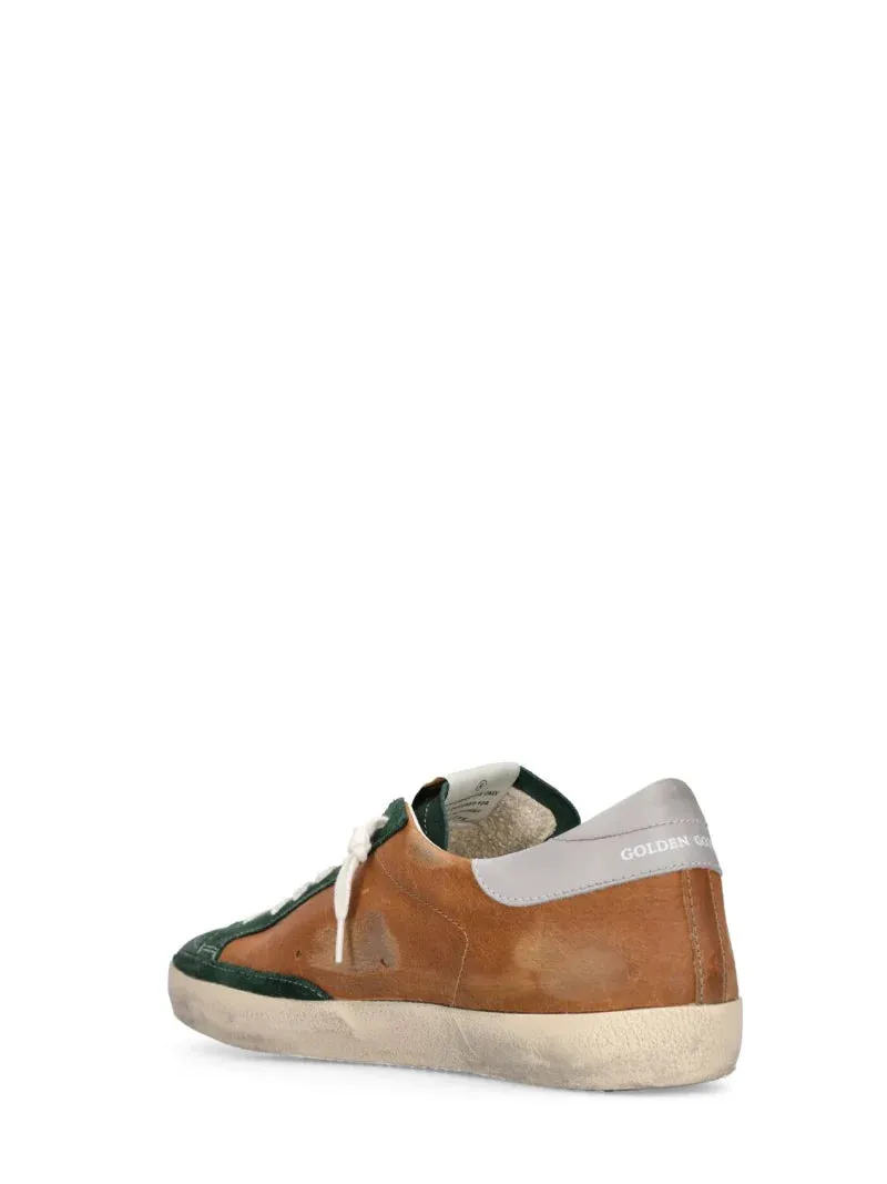 Golden Goose 20mm Super-Star Vintage Leather Sneakers