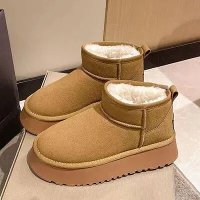 Lexi Fleece Lined Chunky Platform Mini Boots