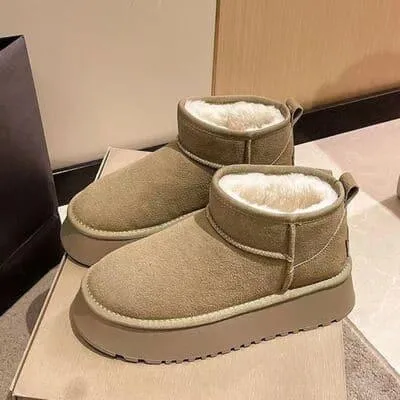 Lexi Fleece Lined Chunky Platform Mini Boots