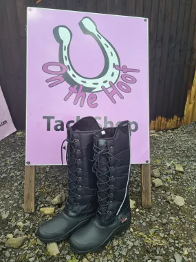 NEW Elico yeadon thermo yard boots sizes 4-8 black FREE POSTAGE 🟣