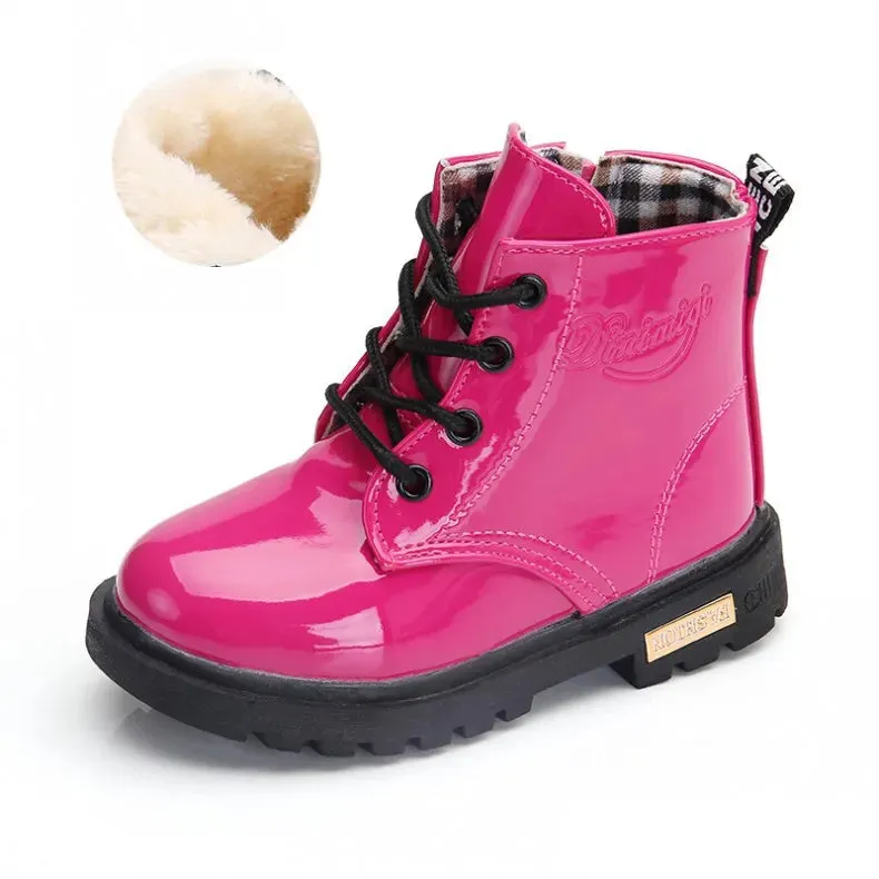 Non-Slip Kids' Fashion Boots -  Warm Shoes