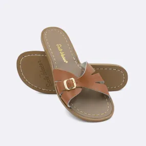 Salt Water | Classic Slide in Tan