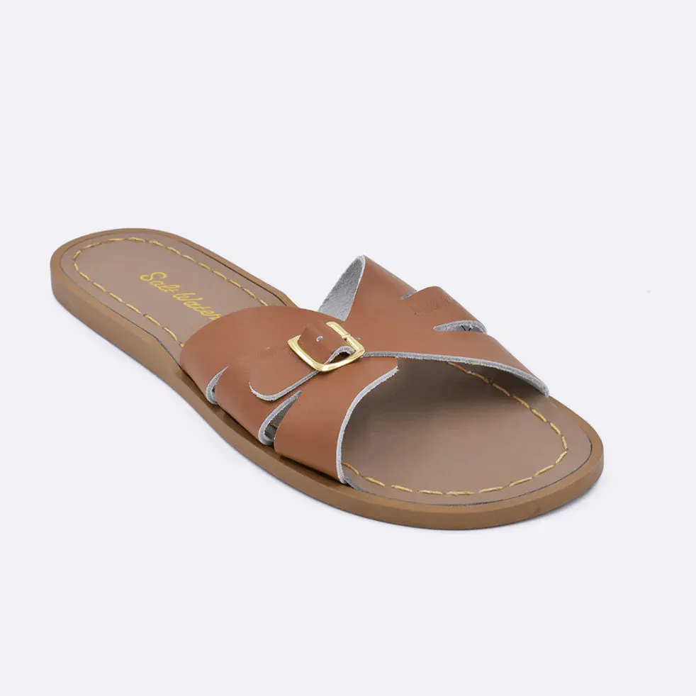 Salt Water | Classic Slide in Tan