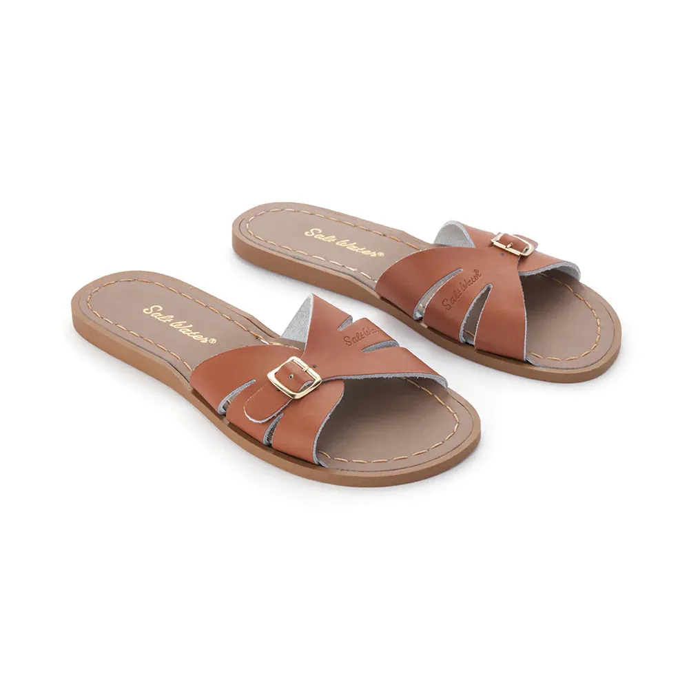 Salt Water Sandals - Adults Classic Slide Tan