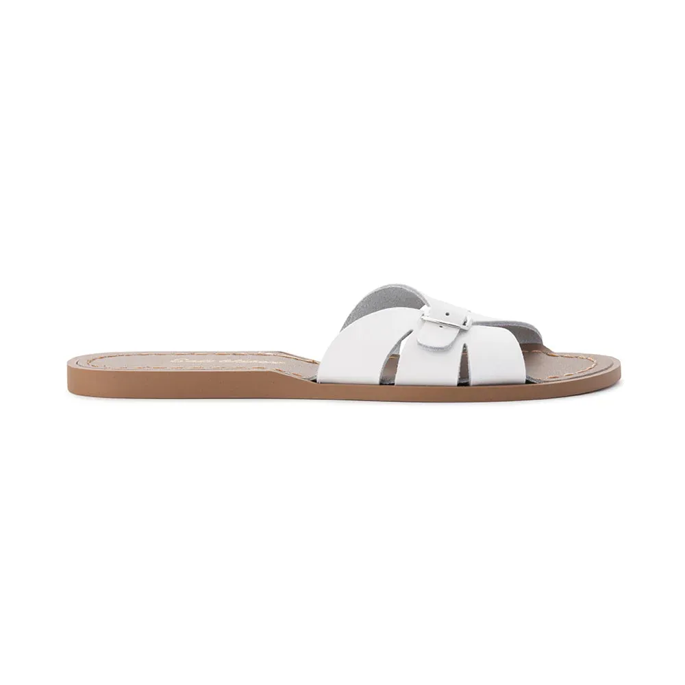 Salt Water Sandals - Adults Classic Slide White