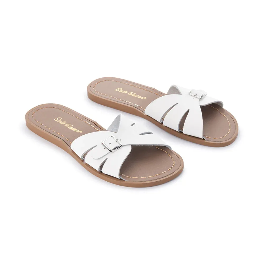 Salt Water Sandals - Adults Classic Slide White