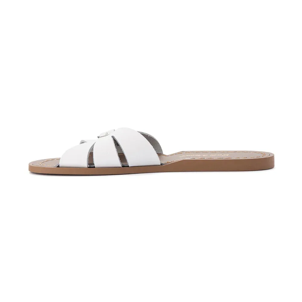 Salt Water Sandals - Adults Classic Slide White