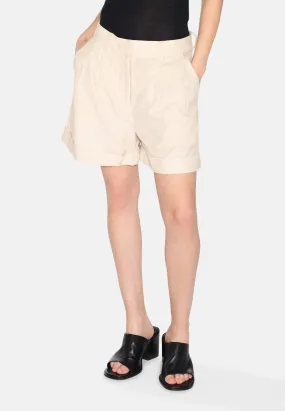 Selby linen shorts 4191 - Brown Rice