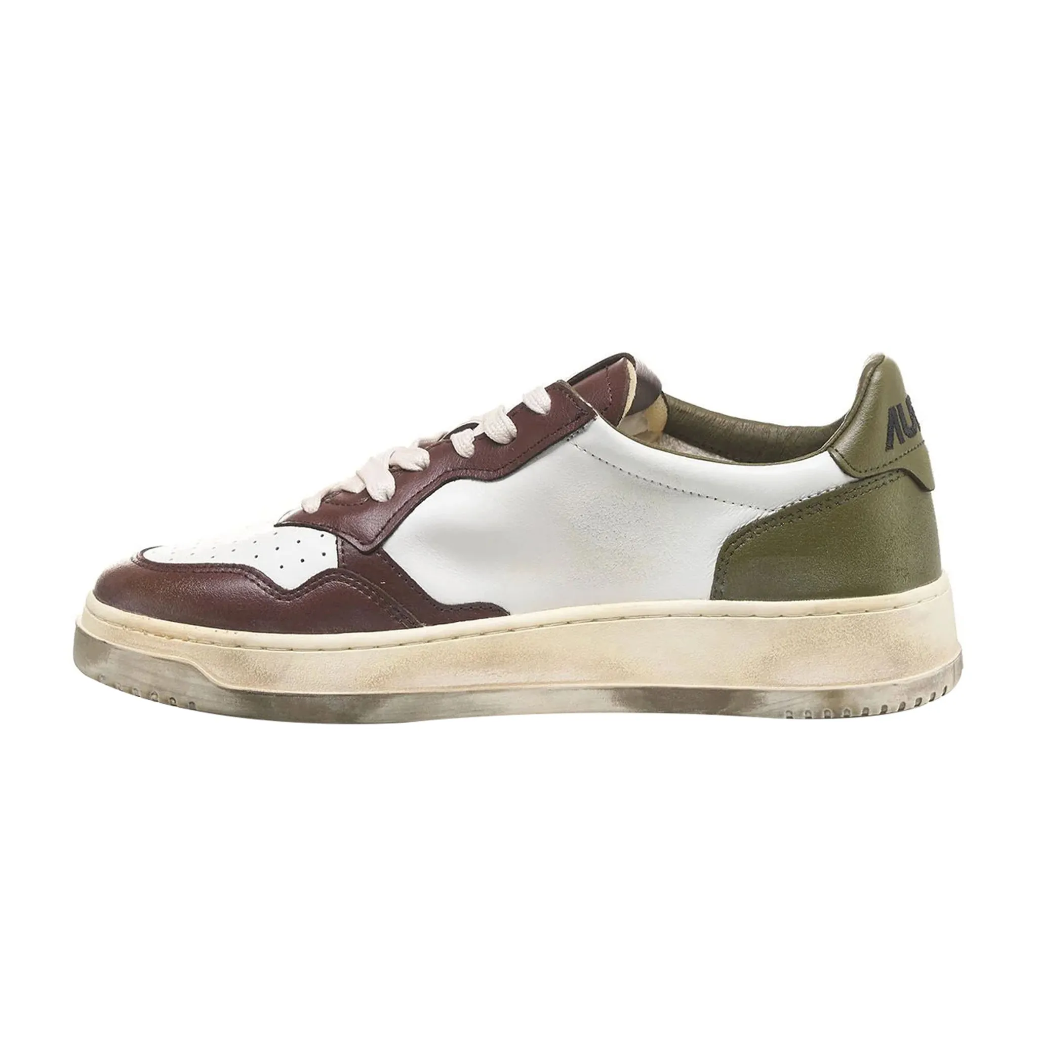 Sneakers Uomo Vintage inserti Marroni