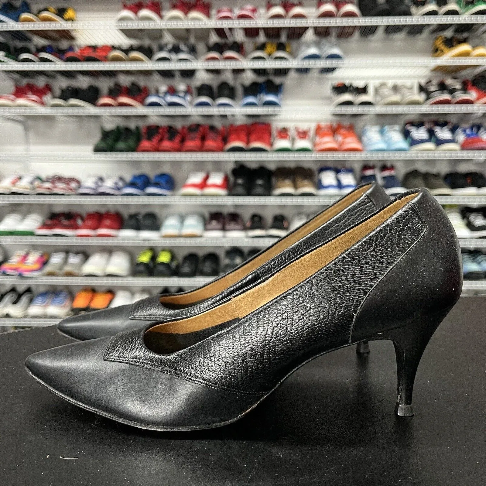 Vintage Cuscino By Life Stride Women's Black Heel Size 8