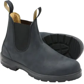 Warm leather boots for men