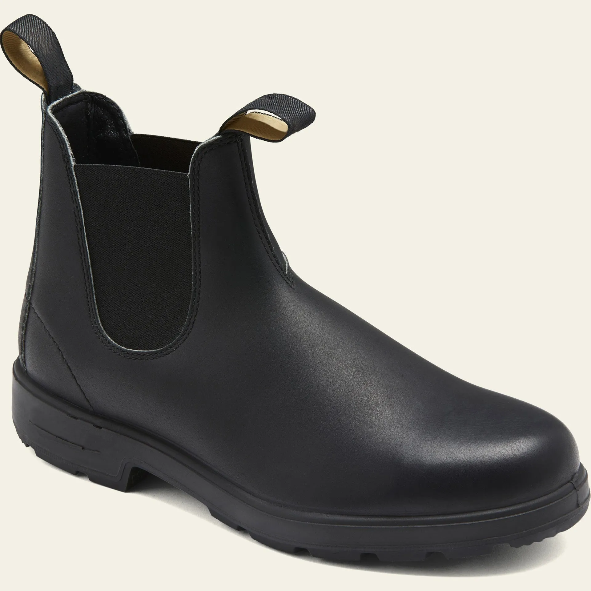 Warm leather boots for men