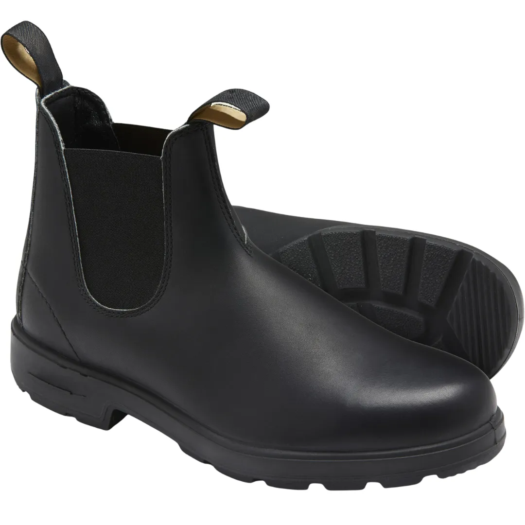 Warm leather boots for men