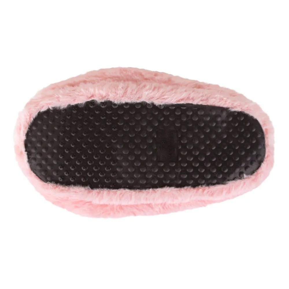 Warm Pink Piggy Slippers JulesRoche Non-Slip Plush