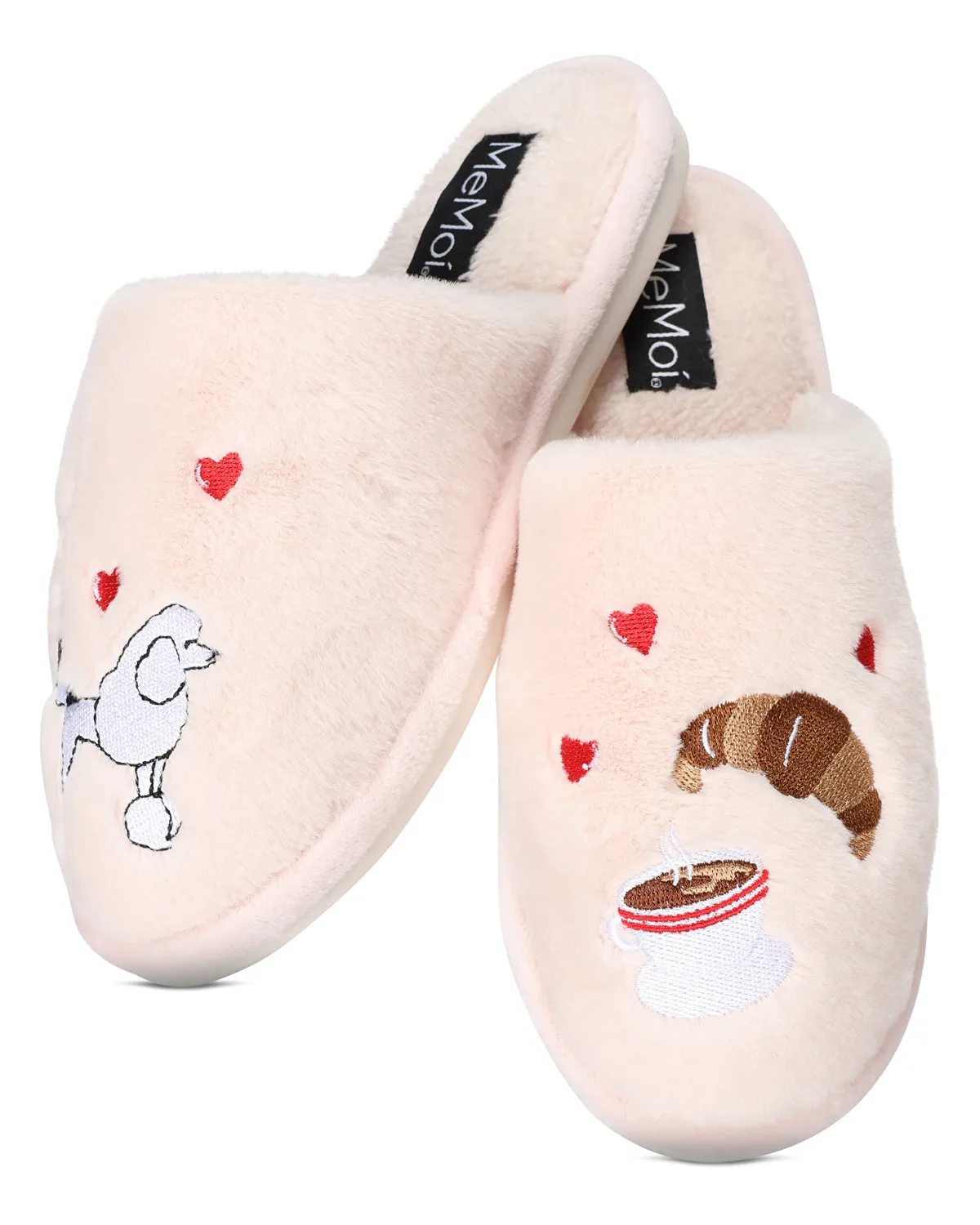 Women's I Love Paris Plush Slippers