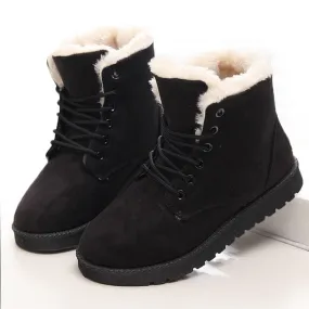 Women's Lace Up Winter Warm Boots