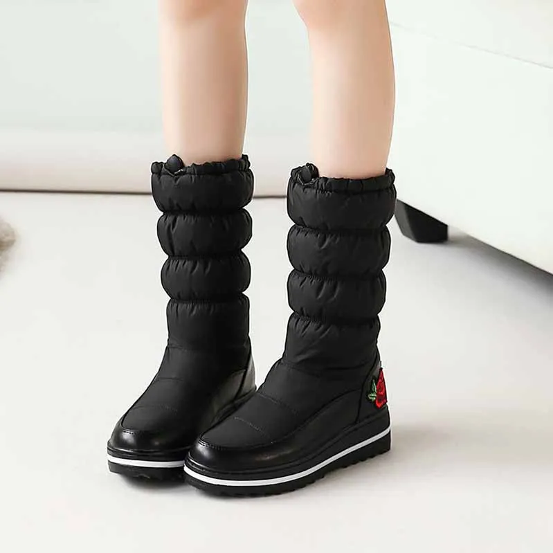 Womens Snow Boots Winter Boot Waterproof Warm Outdoor Sled Snow Boot